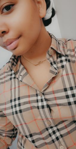 Customer photo review of Classic Custom Name Necklace