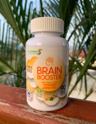Customer photo review of VegePower Brain Support Supplement 9-IN-1 Nootropics Booster for adults 90 Capsules