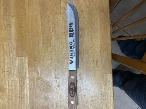 Customer photo review of Customized 10" Chapter Knife