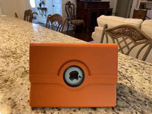 Customer photo review of Premium Leather iPad Case