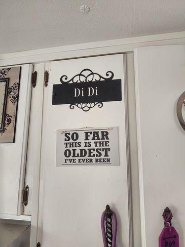 Customer photo review of Name Plate Sign