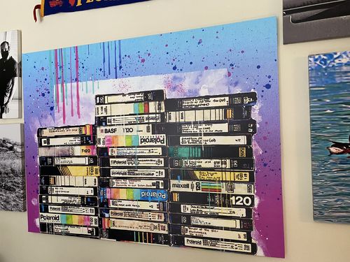 Customer photo review of VHS DREAMS Canvas Sets