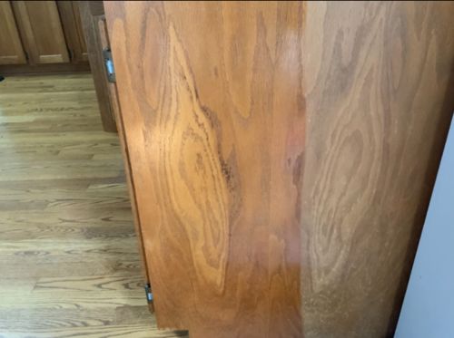 Customer photo review of Natural Wood Seasoning Beeswax Furniture Polish Wax Wood Cleaner Conditioner