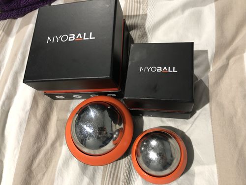 Customer photo review of Myoball Twin Pack - 80mm & 60mm