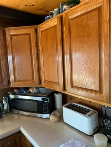 Customer photo review of Natural Wood Seasoning Beeswax Furniture Polish Wax Wood Cleaner Conditioner