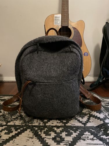 Customer photo review of Well-Rounded Wool Backpack . Classic