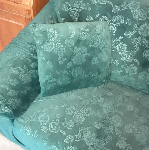 Customer photo review of Grün - Kissenüberzüge aus Geprägter Samt 45 X 45 cm X 2 Artikel - Das Haus der Überzüge