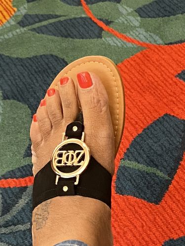 Customer photo review of Zeta Phi Beta Sandal