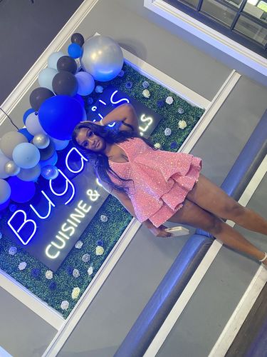 Customer photo review of “Yasmin” pink