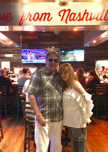 Customer photo review of Joseph Ribkoff Vanilla Cold-Shoulder Ruffled Sleeve Prairie Top 202068 NEW