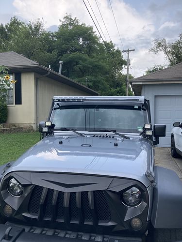 Customer photo review of Black and White American Flag Insert