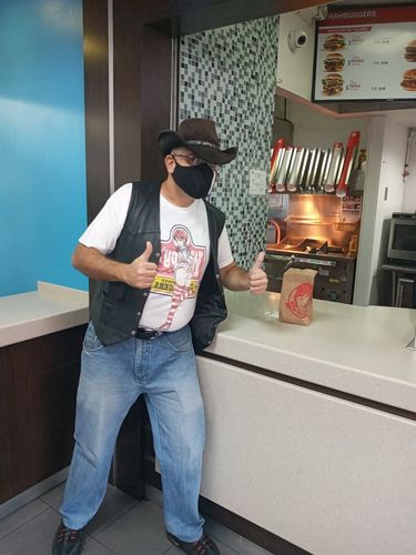 Customer photo review of Wendy Cotton Tee (FRONT PRINT)