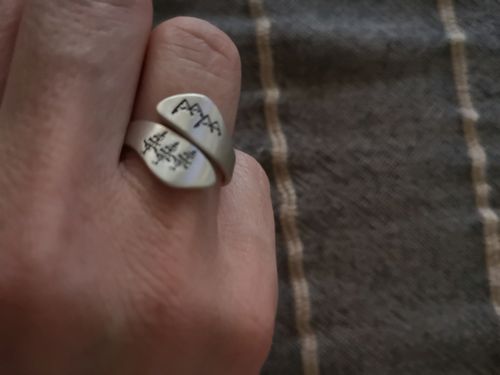 Customer photo review of Anello di ispirazione della natura