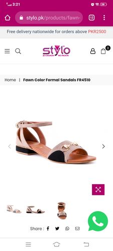 Customer photo review of Fawn Color Formal Sandals FR4510