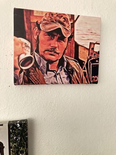 Customer photo review of Jaws - Crush It Like Quint Canvas Sets