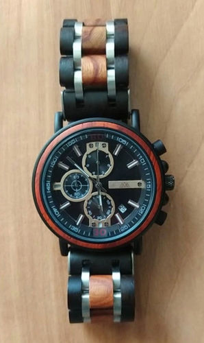 Customer photo review of Montre en Bois homme - Griffed