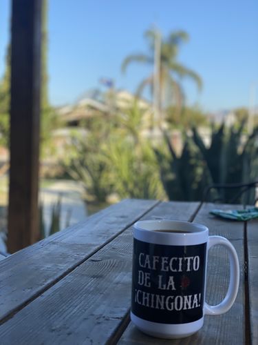 Customer photo review of Cafecito De La Chingona! Mother's Day Limited Edition Coffee Mug