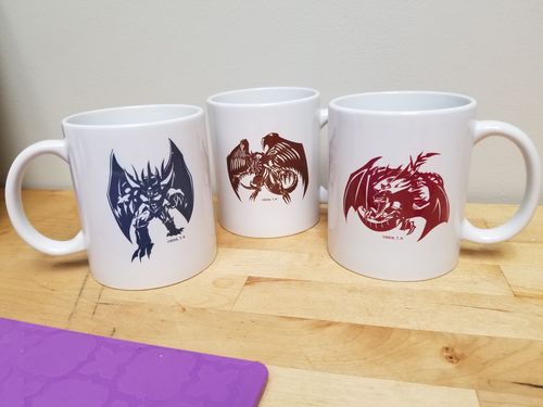 Customer photo review of Yu-Gi-Oh! Slifer the Sky Dragon Variant 3 - Ceramic Coffee Mug