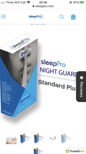 Customer photo review of SleepPro Night Guard Range