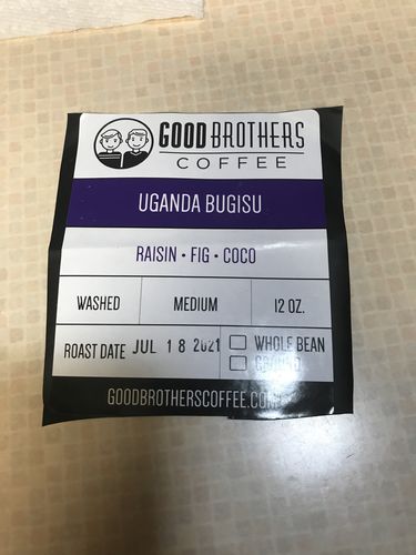 Customer photo review of UGANDA BUGISU ROASTED 12 oz Organic + Fair Trade