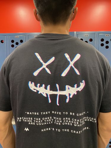 Customer photo review of Crazy Ones Smiley - Tee