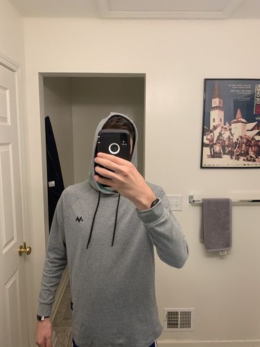 Customer photo review of Mentality Lite Hoodie ( Gray )