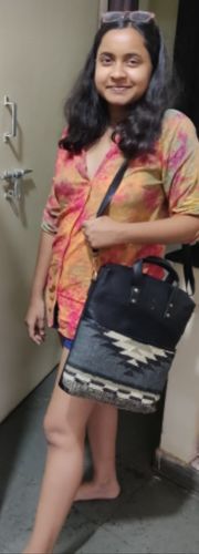 Customer photo review of Jaipuri kilim Convertible - Black - ABIS Exclusive!