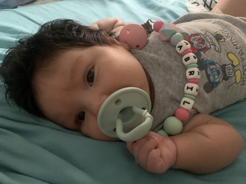 Customer photo review of Chupete Verde Nenina & Co