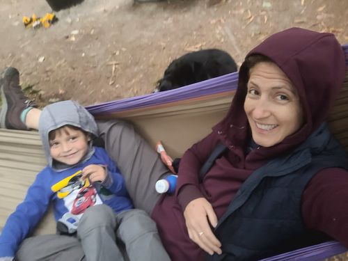 Customer photo review of Women's KNIT STITCH FLEECE PULLOVER