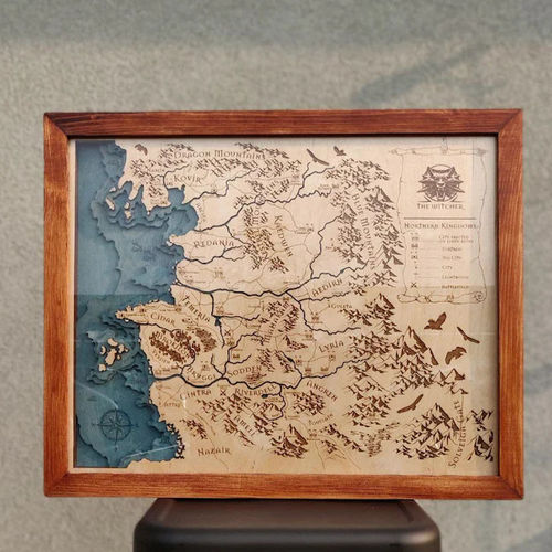 Customer photo review of 3D MAP OF THE NORTHERN KINGDOMS