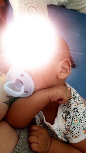 Customer photo review of Chupete Celeste Nenina & Co