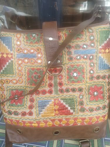 Customer photo review of Kutch bags combo (tan) - Limited time offer!