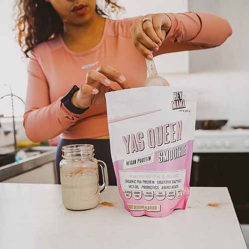 Customer photo review of Yas Queen Vegan Protein Smoothie 400g - 10 SERVINGS