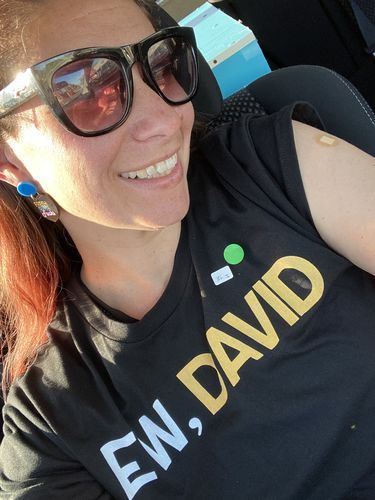 Customer photo review of Official Rosebud Motel Keytag - Schitt's Creek