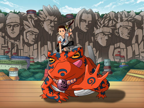 Customer photo review of Caricature cartoon dessinée à la main: En mode ninja