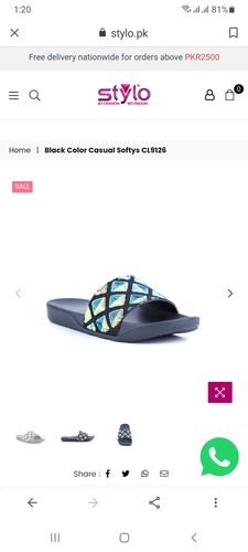 Customer photo review of Black Color Casual Softys CL9126