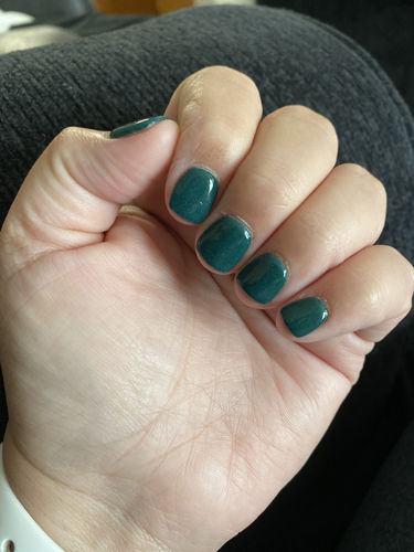 Customer photo review of Color Dip Powder Nail Kit G651 (6X0.6oz) Black/Brown/Grey Colors