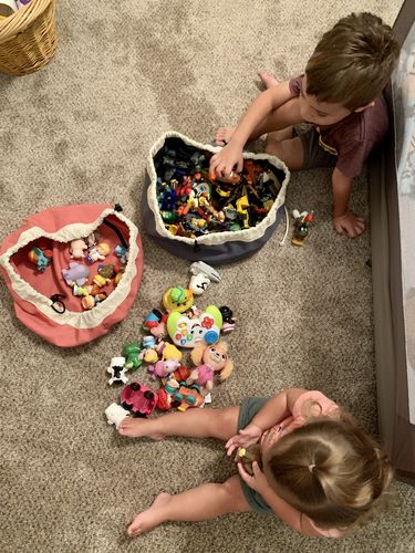 Customer photo review of Mini Toy Bag - Rose