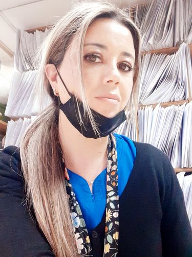Customer photo review of PEARL HOOPS GOLD