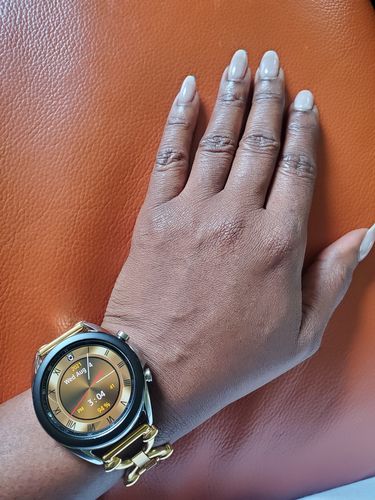 Customer photo review of Classic Link Band for the Samsung or Garmin Smartwatch