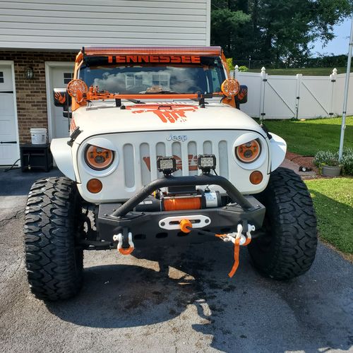 Customer photo review of Aerolidz Light Bar Cover - 50” 52” - Clear - Dual Row