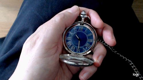 Customer photo review of Montre à Gousset mécaniqueSKY Blue
