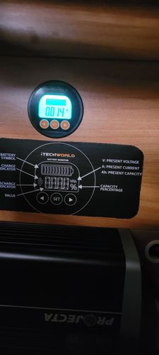 Customer photo review of iTECHBM500 500 Amp Battery Monitor with Shunt