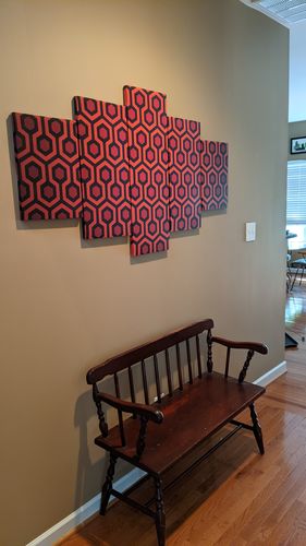 Customer photo review of The Shining Carpet Canvas Sets