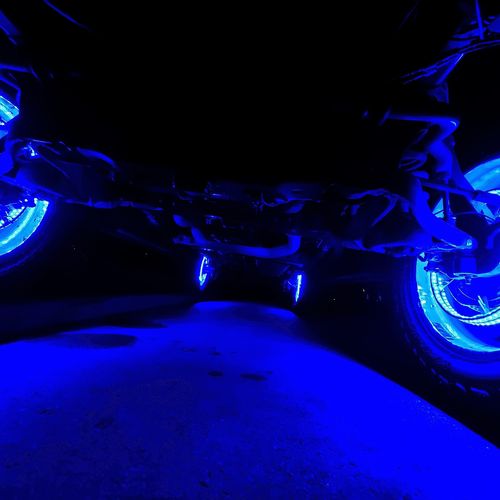 Customer photo review of Premium RGB+W Wheel Lights