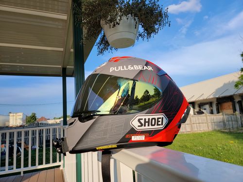 Customer photo review of Shoei X-14/X-Spirit III Camera Mount