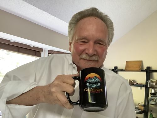 Customer photo review of Galt's Gulch Black Mug 15oz (2-sided)