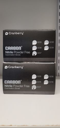Customer photo review of Cranberry Carbon 200 - Nitrile Examination Gloves - 200 CT / Box