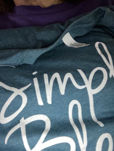 Customer photo review of Simply Blessed Short Sleeve Shirt