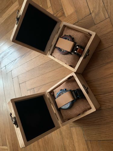 Customer photo review of Montre en Bois homme - Griffed